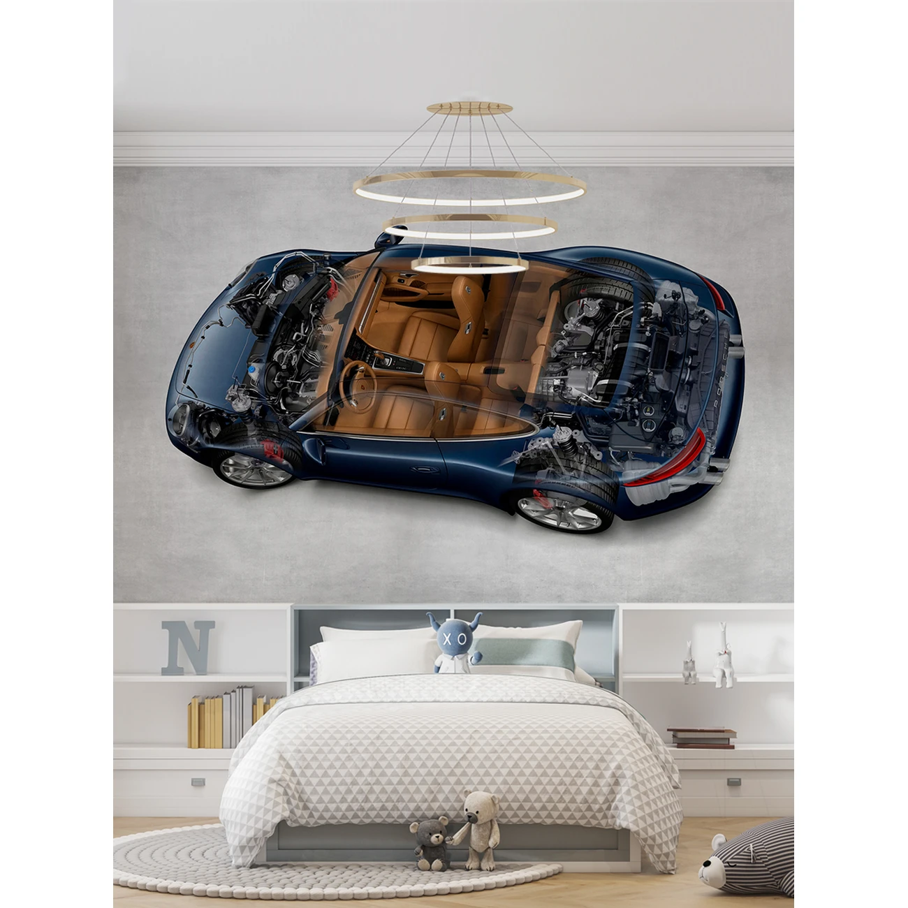 Фотообои рулонные Citydecor Technic 42 на флизелиновой основе 300x260 см