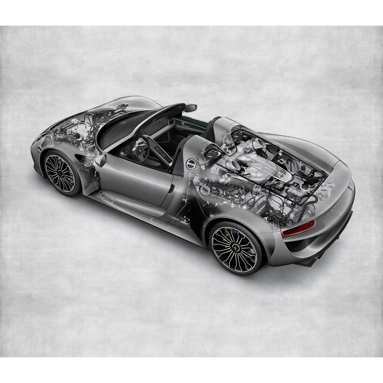 Фотообои рулонные Citydecor Technic 45 на флизелиновой основе 300x260 см