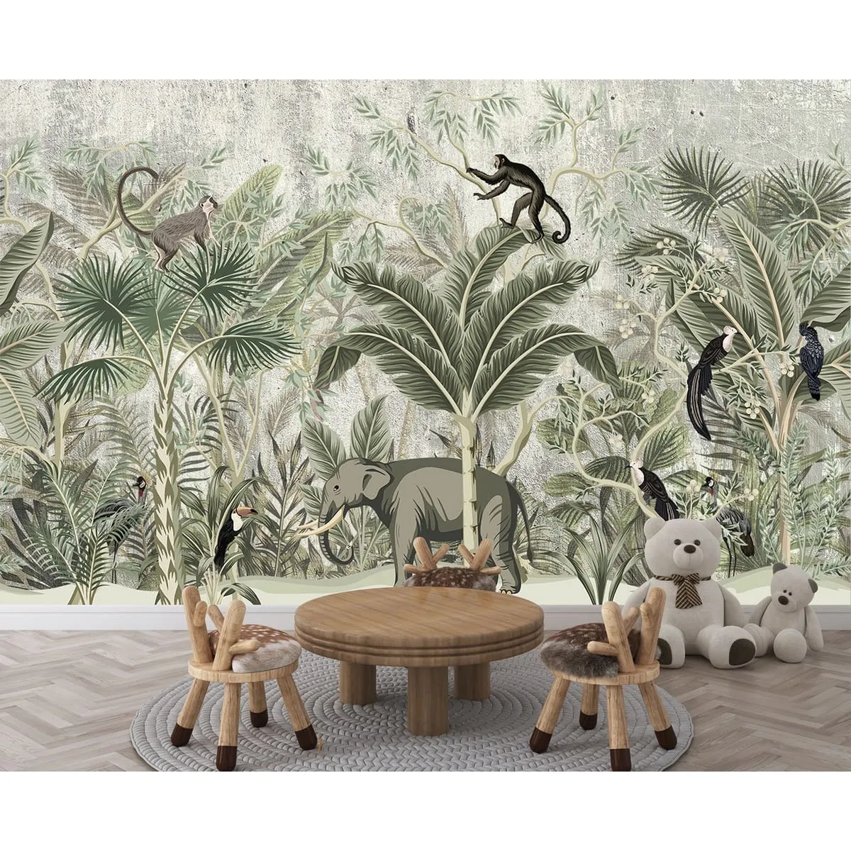 Фотообои рулонные Citydecor Знойные тропики 16 на флизелиновой основе 300x260 см