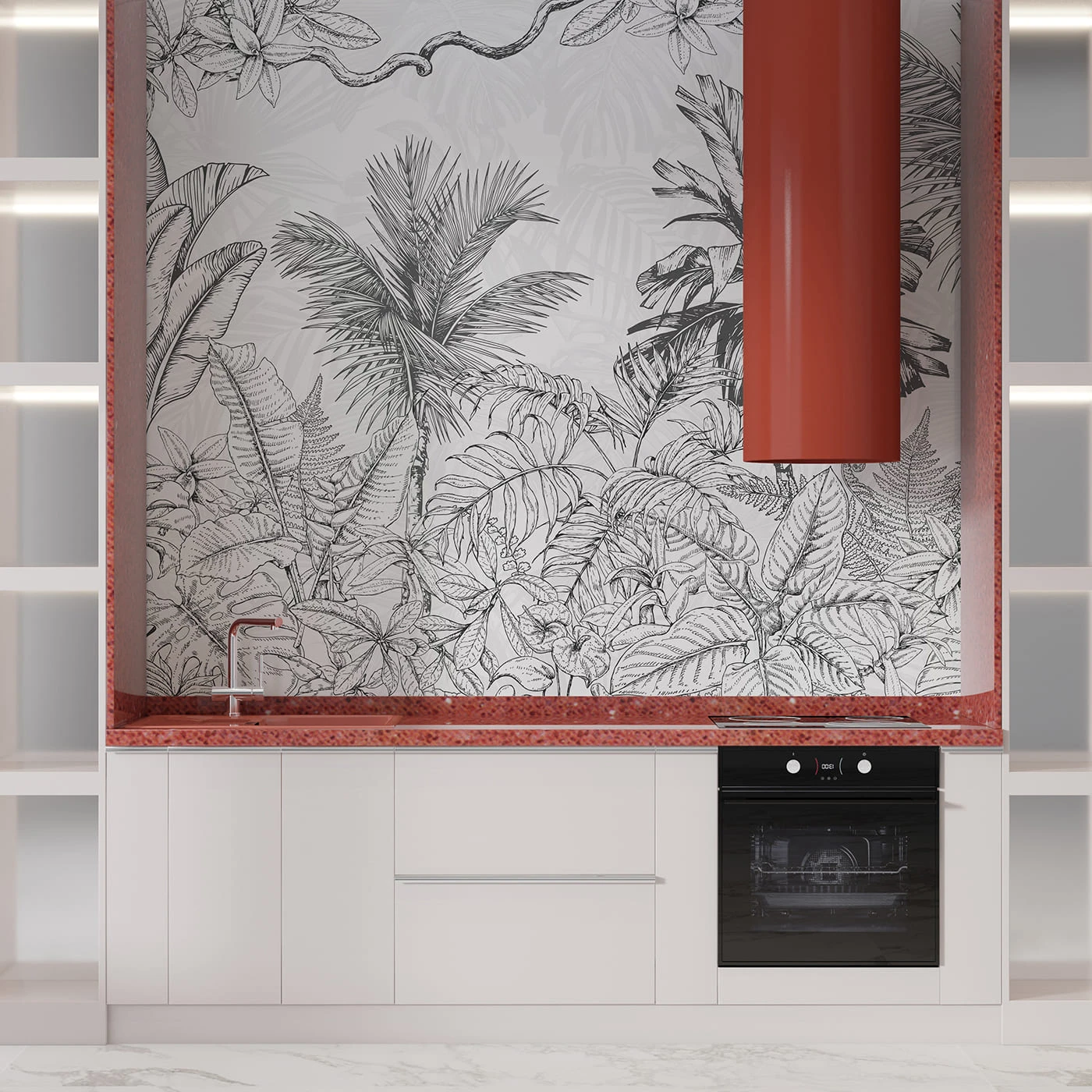 Фотообои рулонные Citydecor Знойные тропики 19 на флизелиновой основе 300x260 см