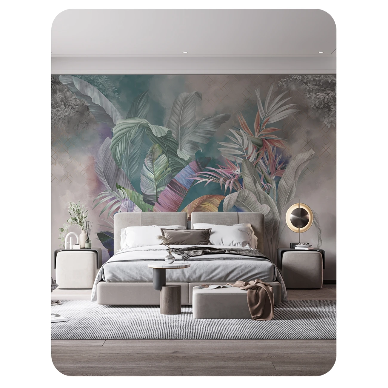 Фотообои рулонные Citydecor Знойные тропики 45 на флизелиновой основе 300x260 см