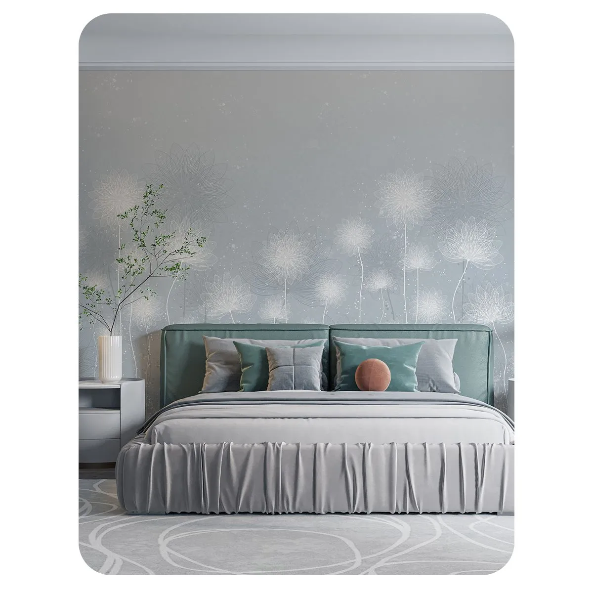 Бесшовное панно Citydecor Невесомость 42 на флизелиновой основе 300x270 см