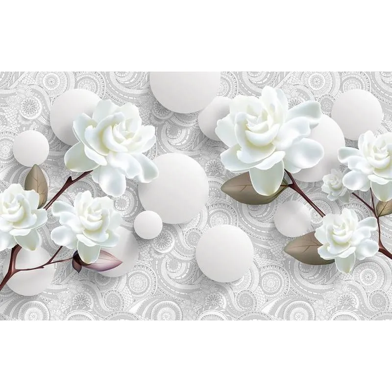 Фотообои рулонные Citydecor Цветочная абстракция 7 3D на флизелиновой основе 400x254 см