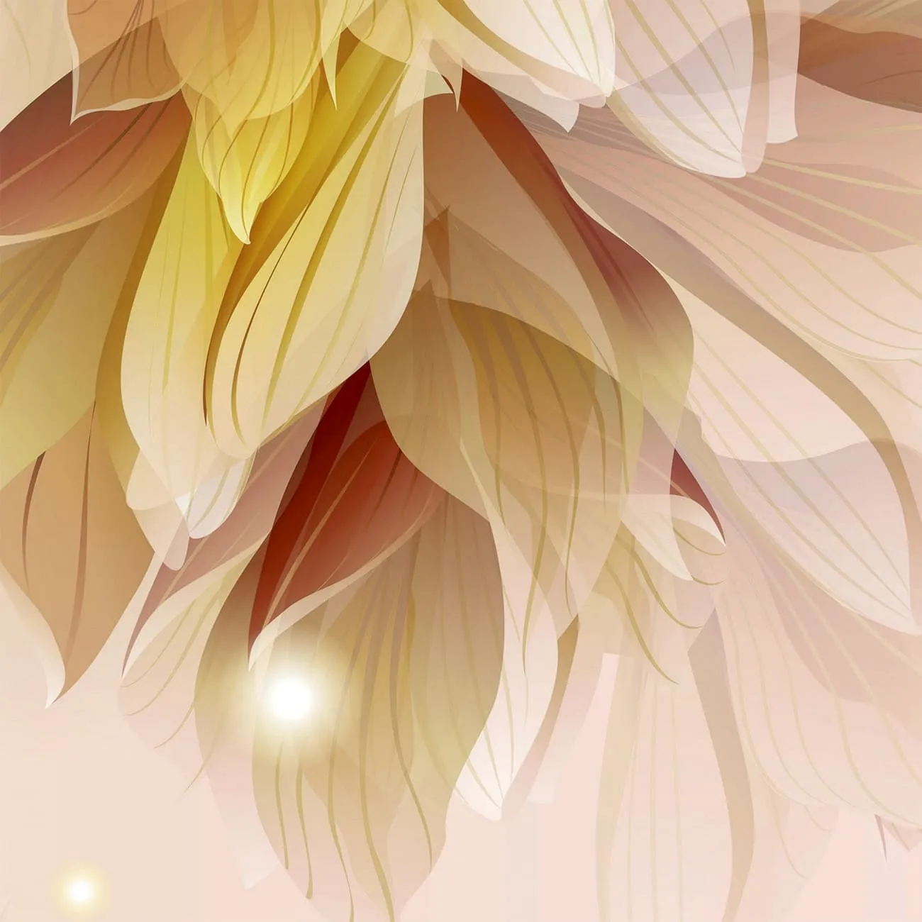 Фотообои рулонные Citydecor Цветочный декор 9 на флизелиновой основе 400x254 см