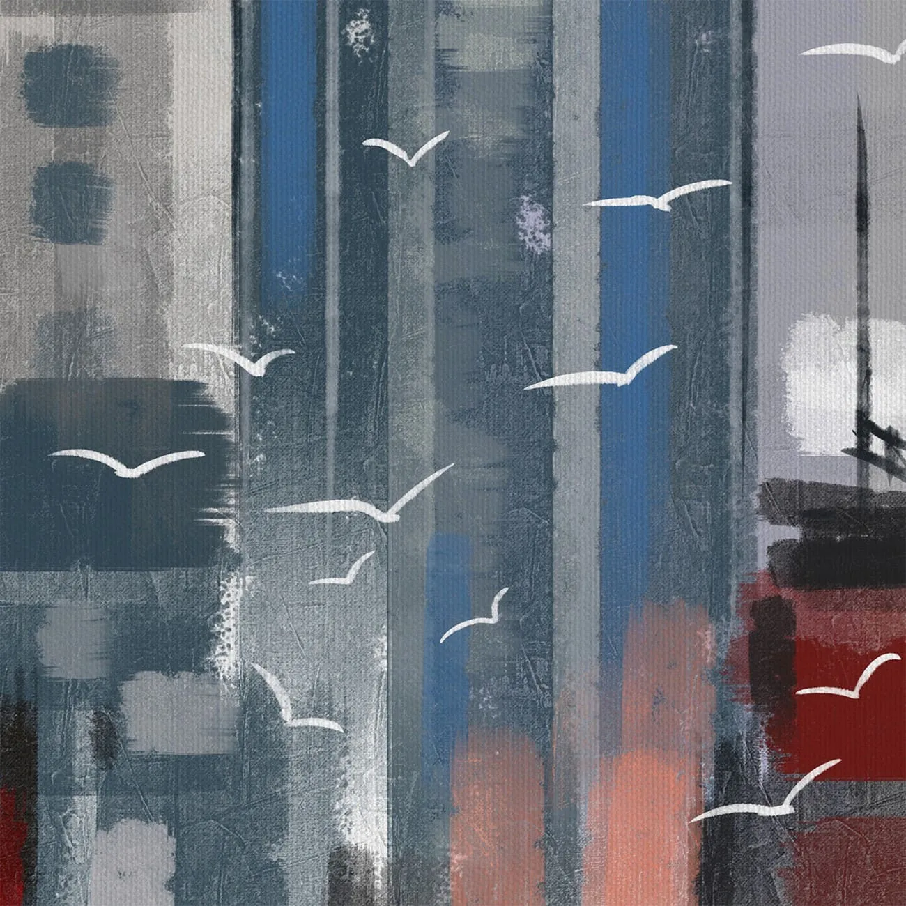 Фотообои рулонные Citydecor Мегаполис акварель на флизелиновой основе 400x254 см