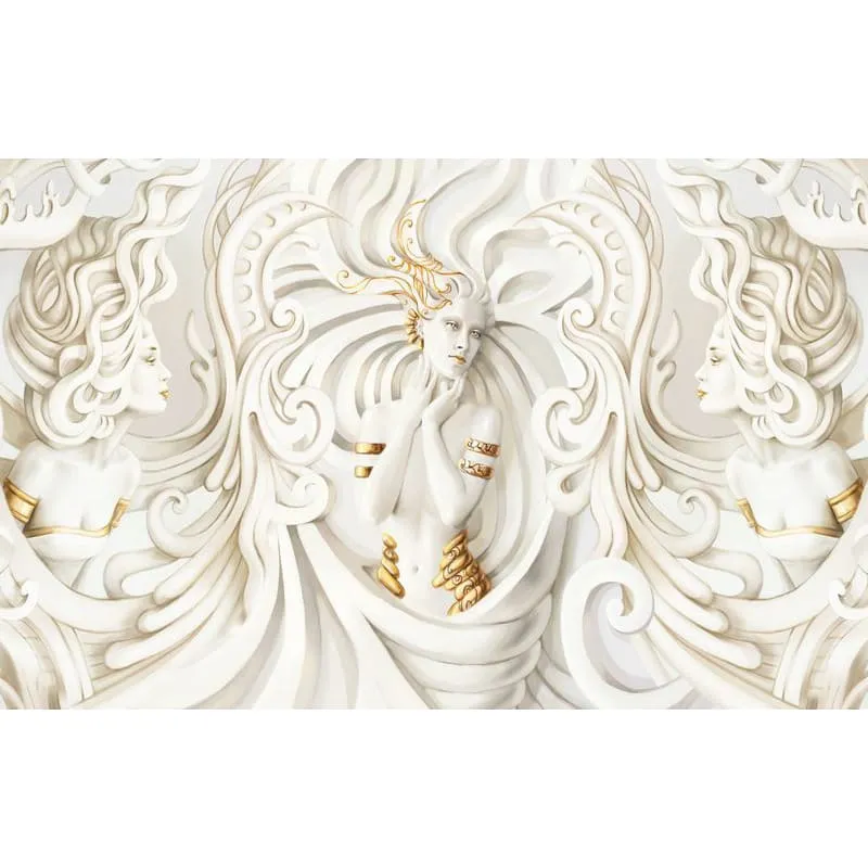 Фотообои рулонные Citydecor Статуи 3D на флизелиновой основе 400x254 см