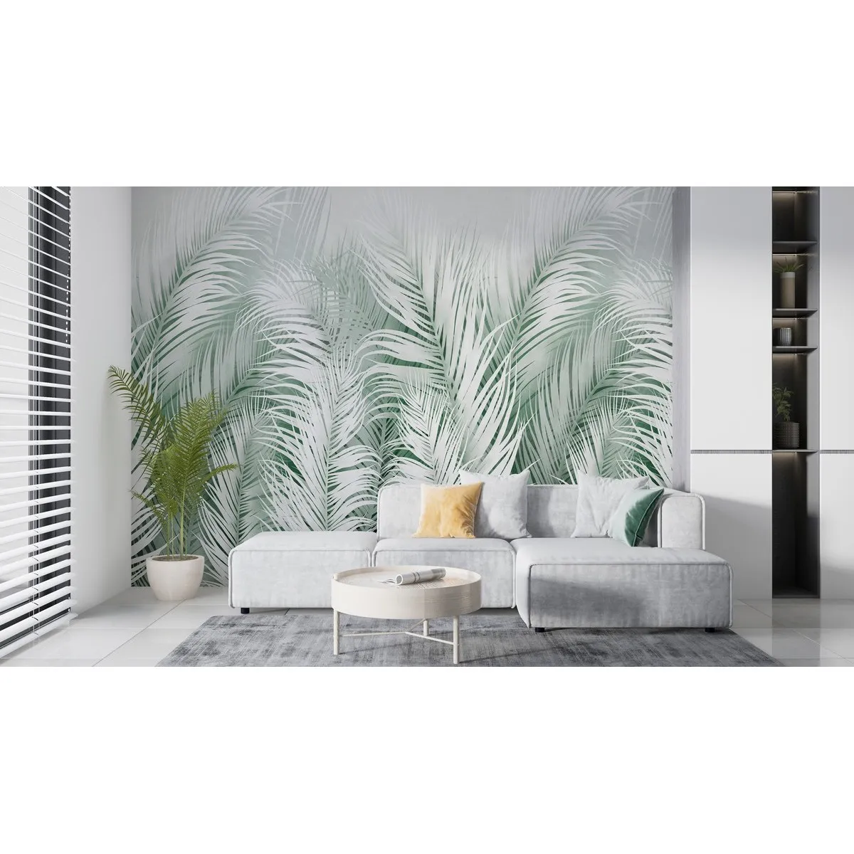 Фотообои рулонные Citydecor Пальмовые листья AIR 72 на флизелиновой основе 400x260 см
