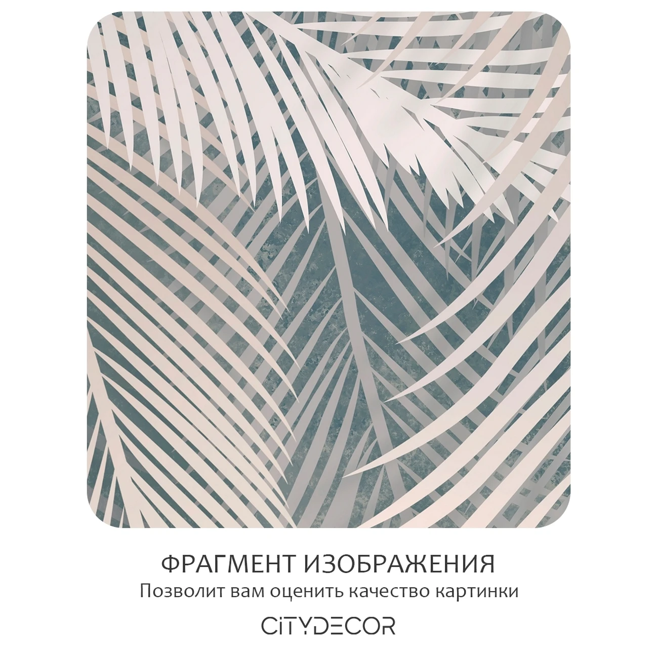 Фотообои рулонные Citydecor Пальмовые листья 83 на флизелиновой основе 400x260 см
