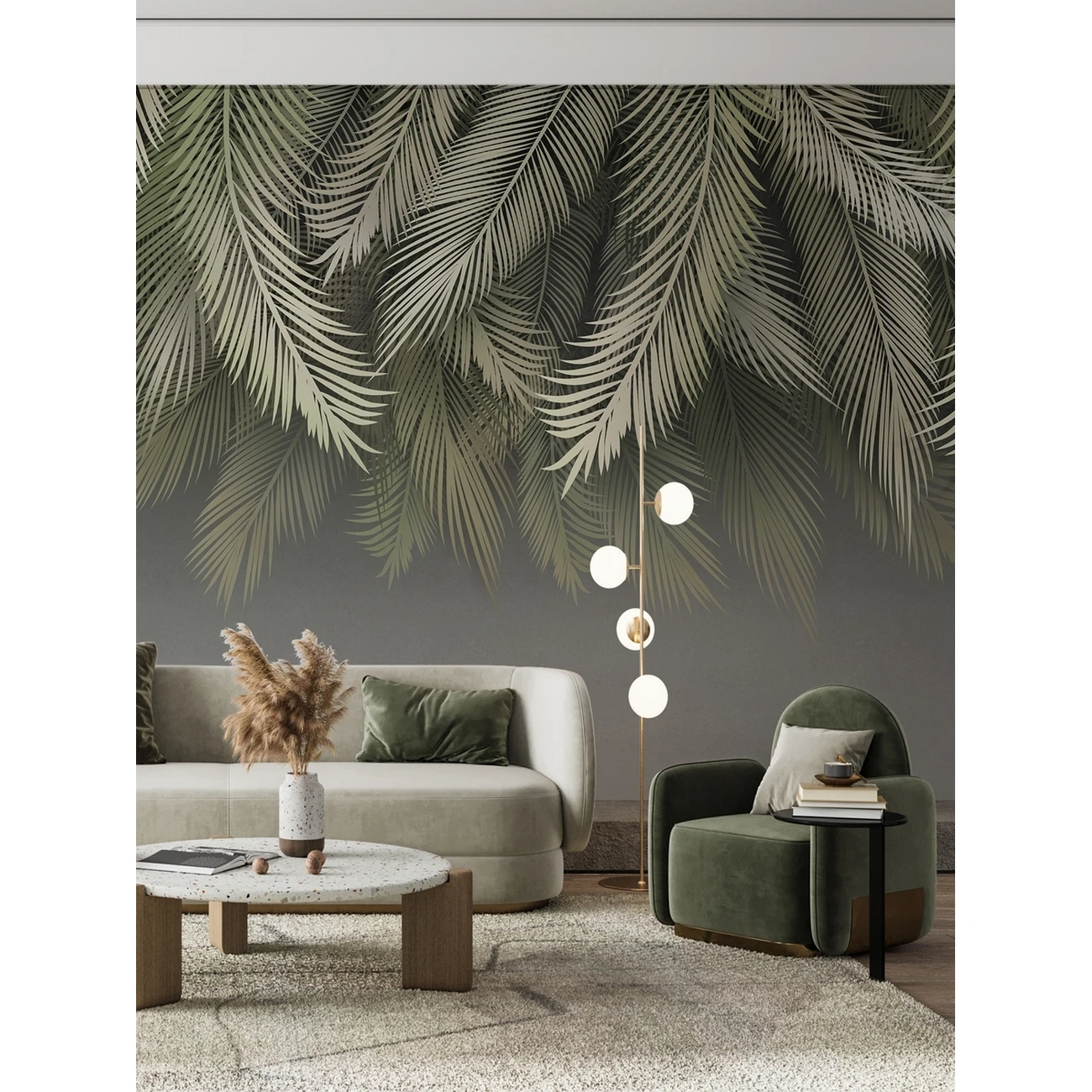 Фотообои рулонные Citydecor Пальмовые листья 84 на флизелиновой основе 400x260 см