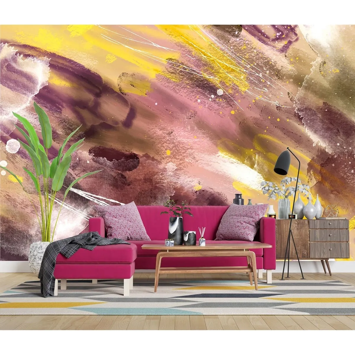 Бесшовное панно Citydecor Абстракция 382 на флизелиновой основе 400x270 см