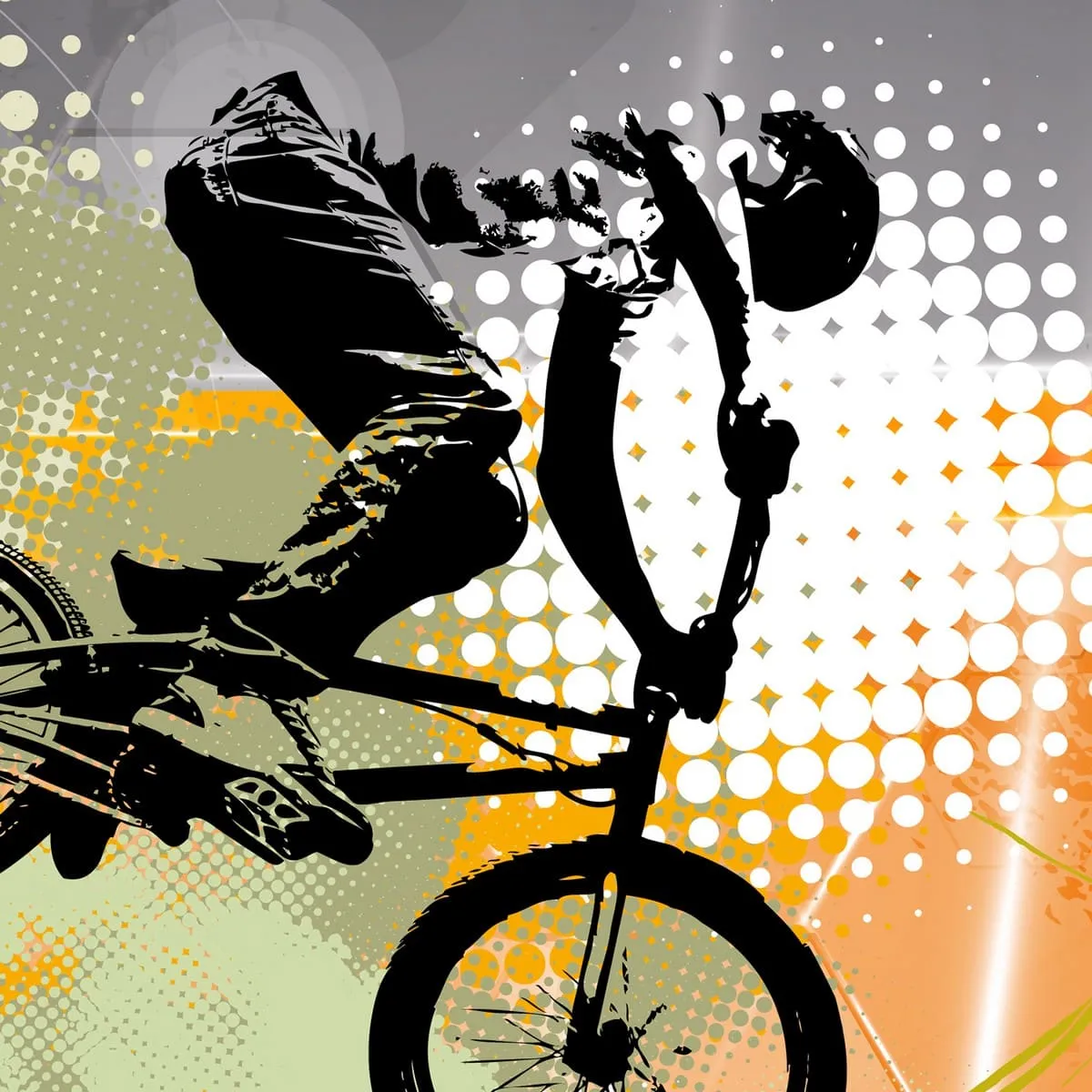 Фотообои рулонные Citydecor Байк трэвел на флизелиновой основе 400x260 см