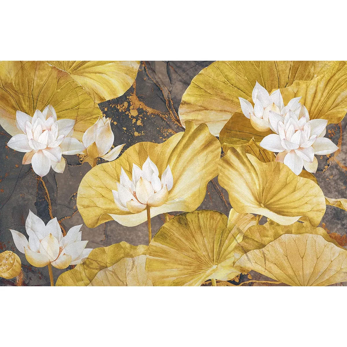 Бесшовное дизайнерское панно Citydecor Blossom 19 на флизелиновой основе 400x270 см