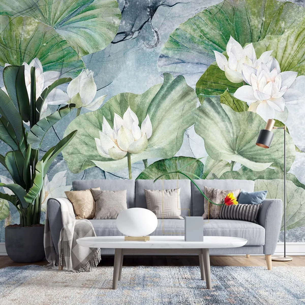 Бесшовное дизайнерское панно Citydecor Blossom 26 на флизелиновой основе 400x270 см