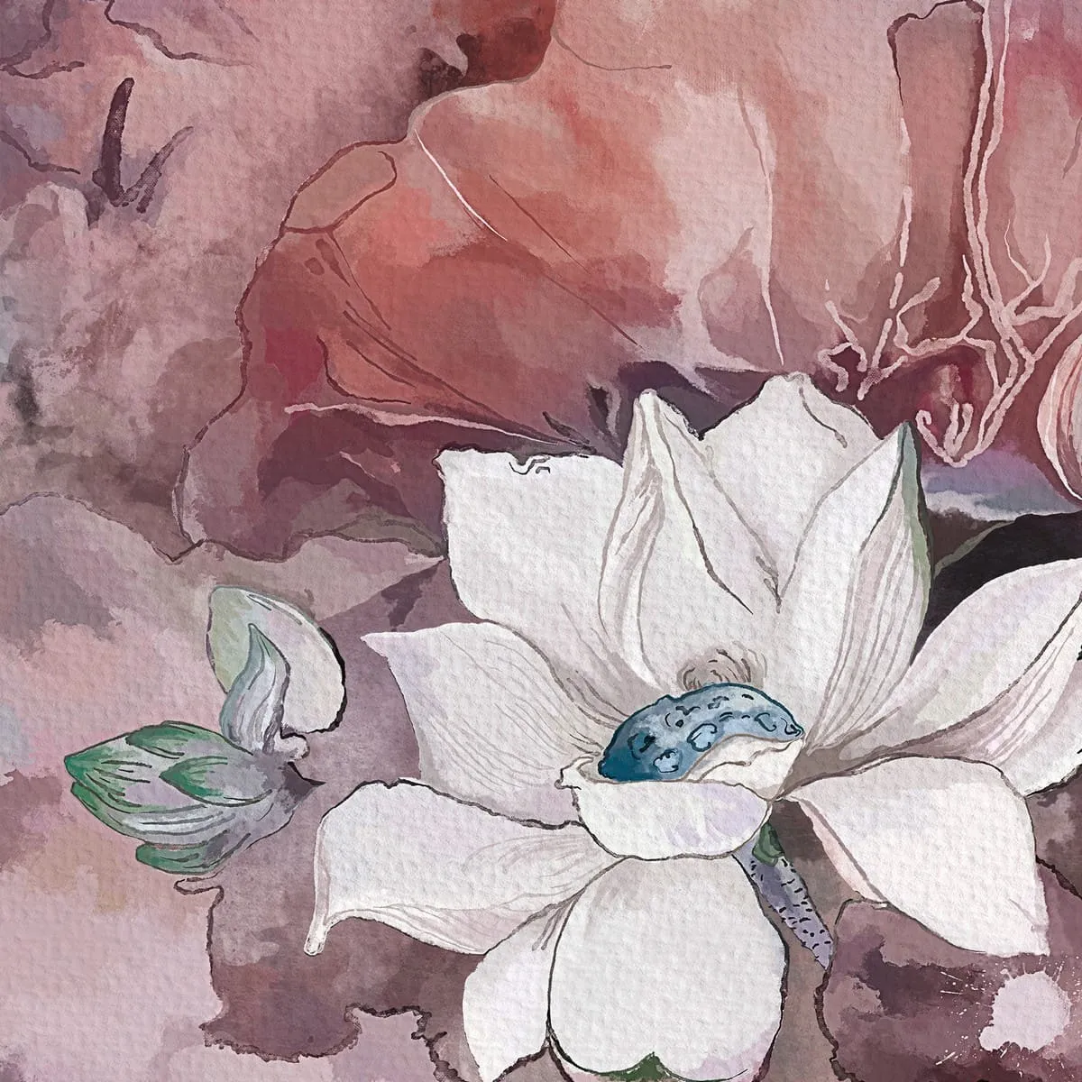 Дизайнерские фотообои рулонные Citydecor Blossom 4 на флизелиновой основе 400x260 см