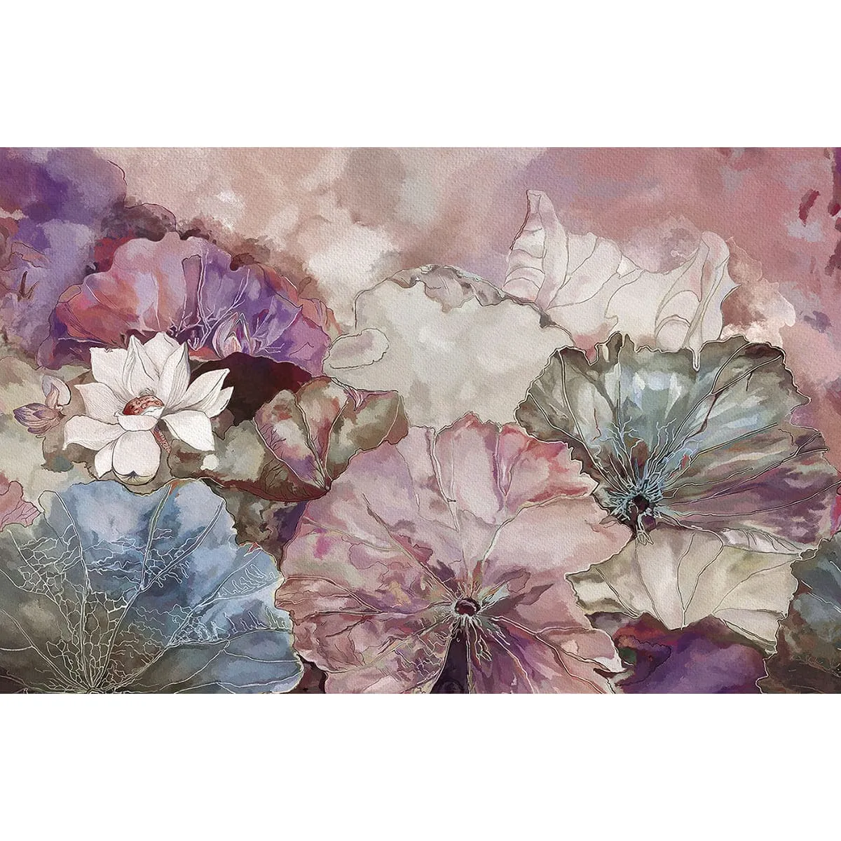 Дизайнерские фотообои рулонные Citydecor Blossom 6 на флизелиновой основе 400x260 см