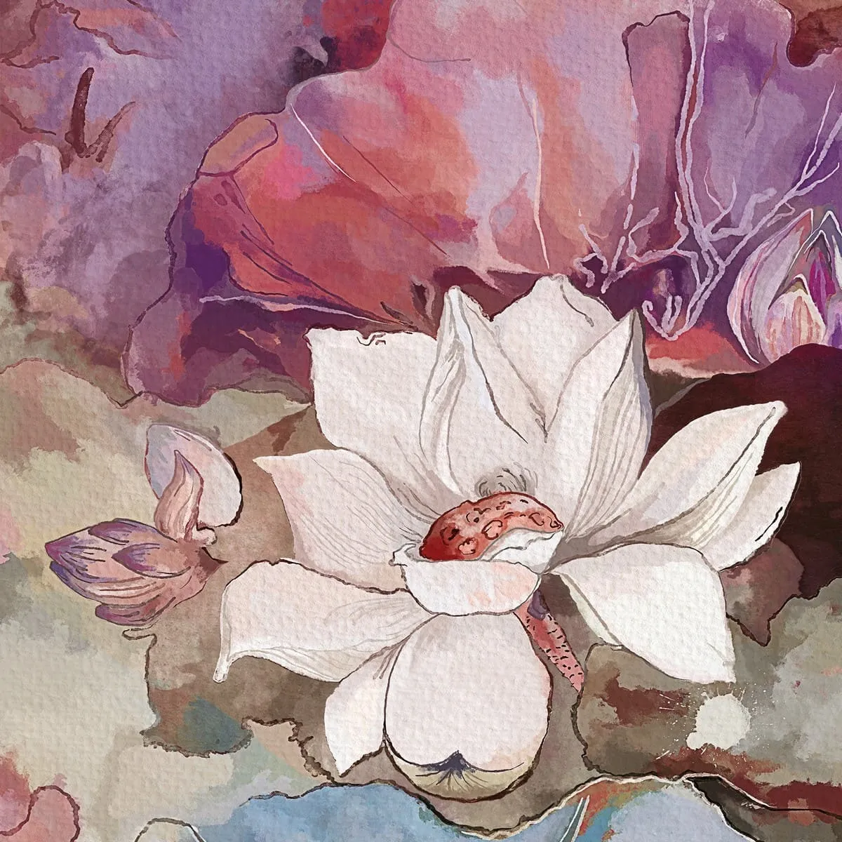Дизайнерские фотообои рулонные Citydecor Blossom 6 на флизелиновой основе 400x260 см