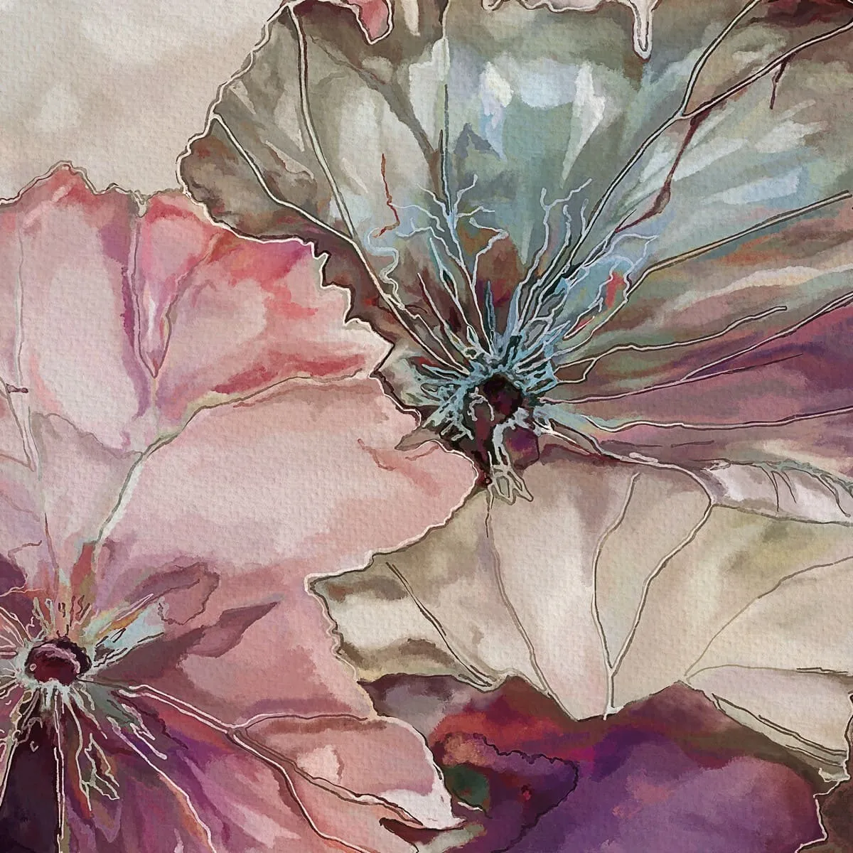 Дизайнерские фотообои рулонные Citydecor Blossom 6 на флизелиновой основе 400x260 см