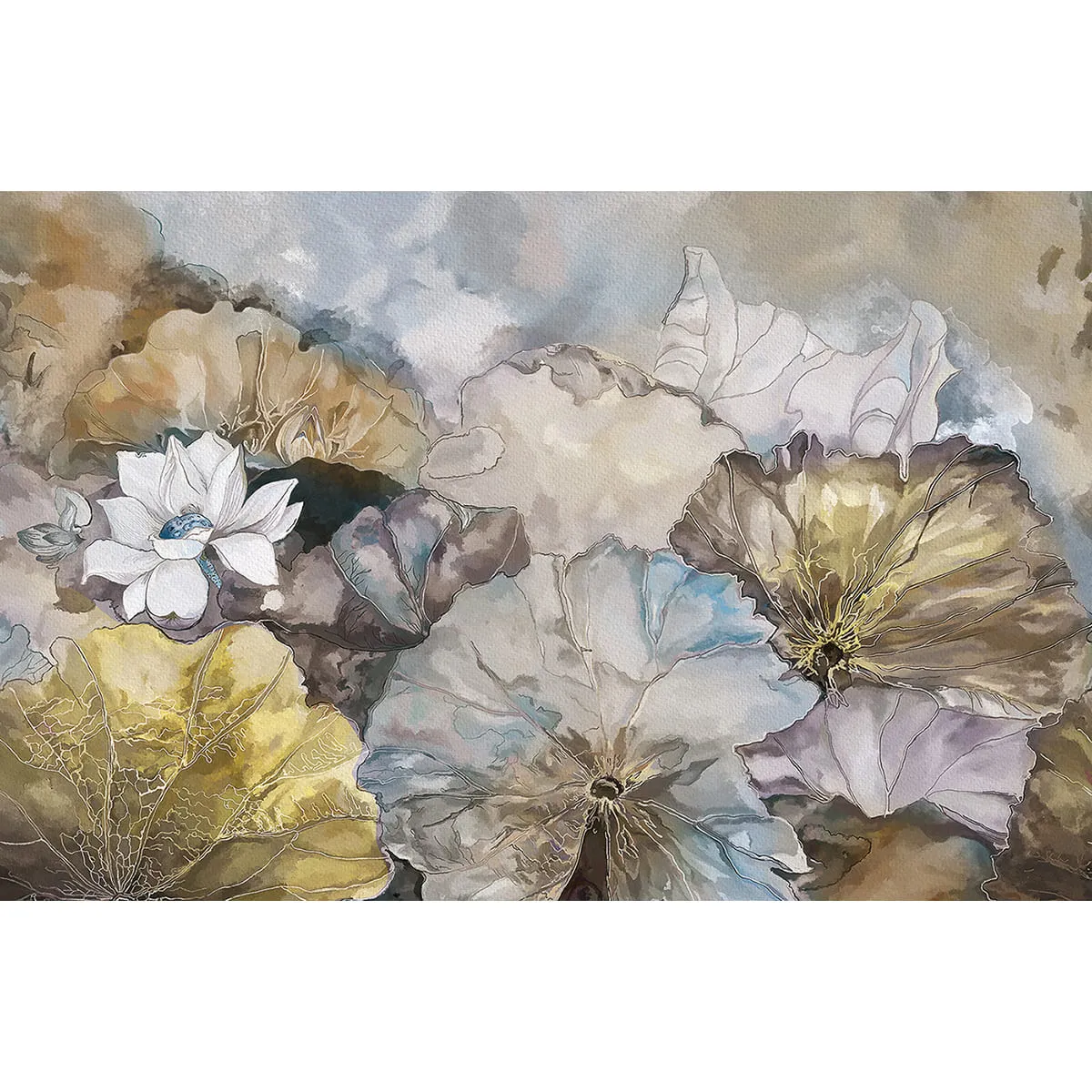Дизайнерские фотообои рулонные Citydecor Blossom 7 на флизелиновой основе 400x260 см