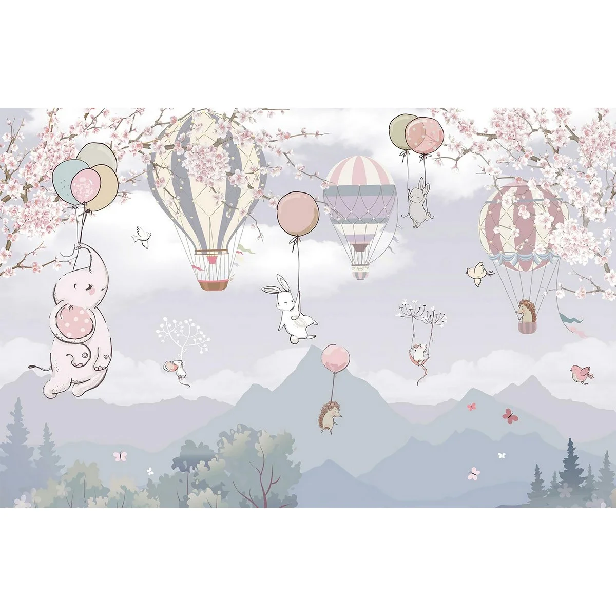 Фотообои рулонные Citydecor Cute&Lovely 13 на флизелиновой основе 400x260 см