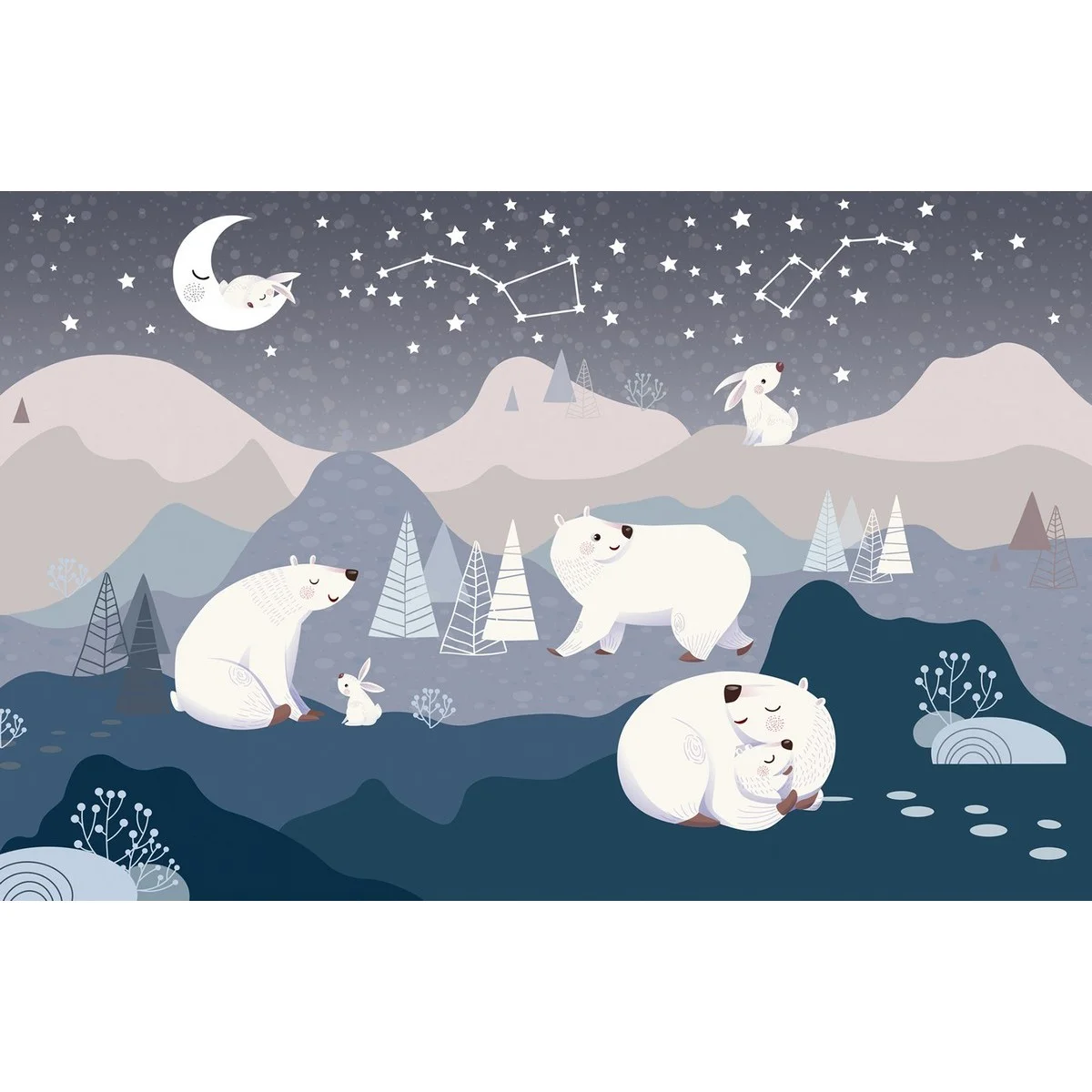 Фотообои рулонные Citydecor Cute&Lovely 15 на флизелиновой основе 400x260 см