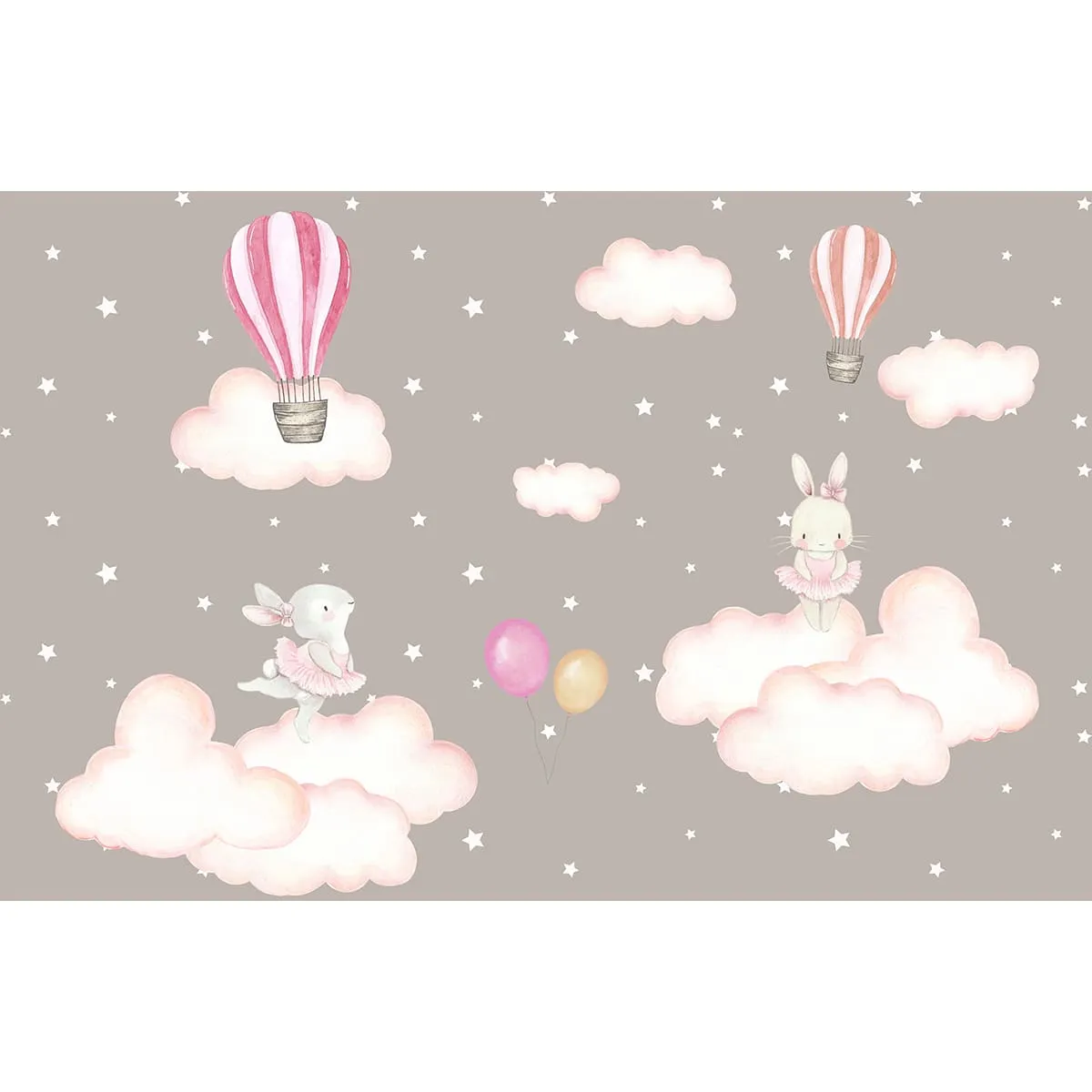 Бесшовное панно Citydecor Cute&Lovely 3 на флизелиновой основе 400x270 см