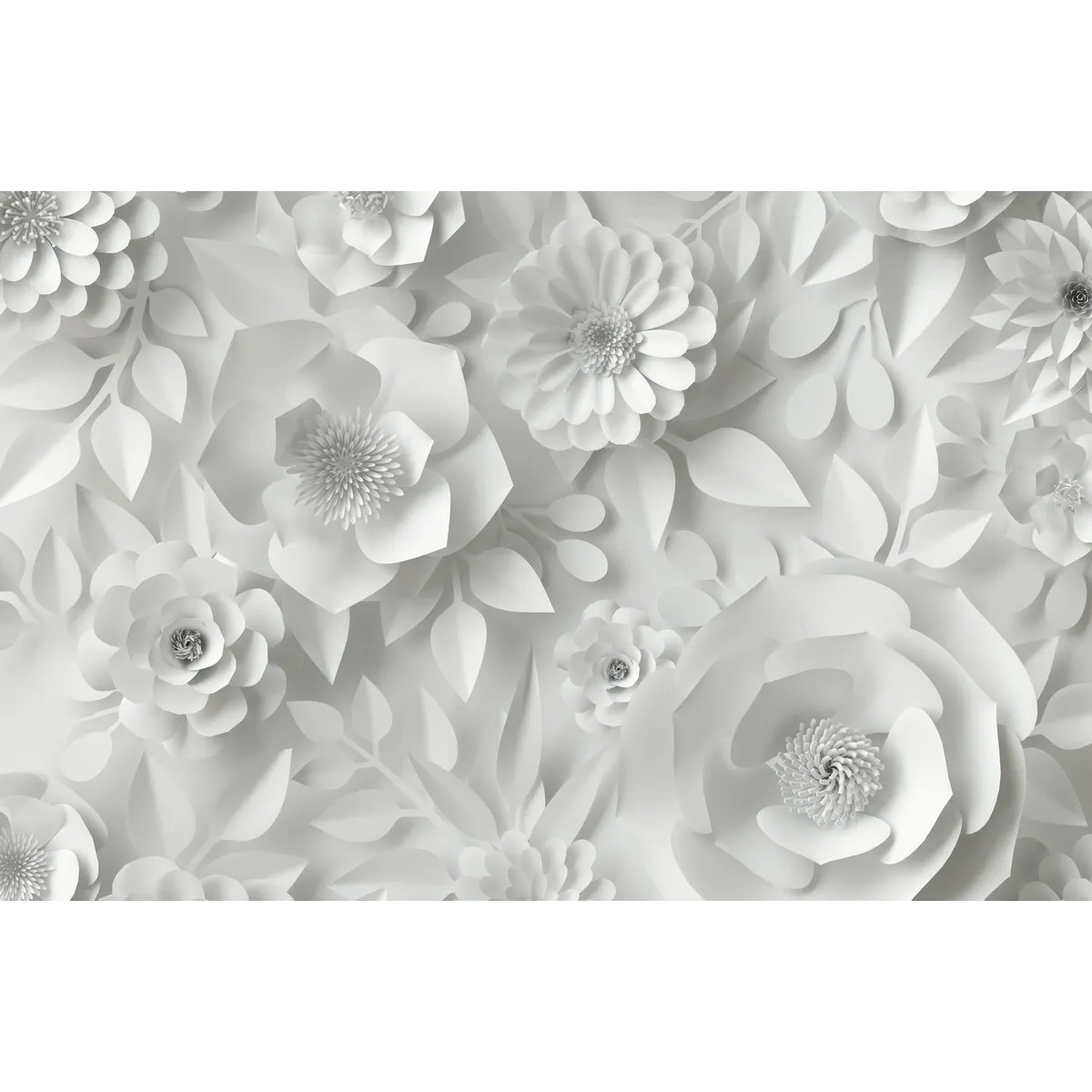 Бесшовное панно Citydecor Цветы модерн 3D на флизелиновой основе 400x270 см