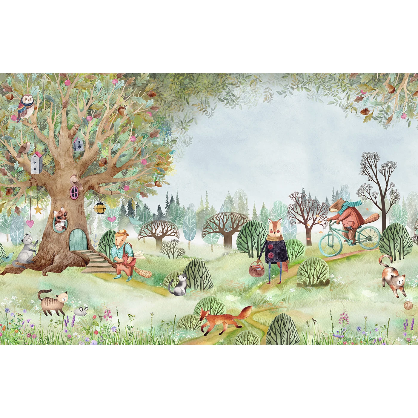 Бесшовное панно Citydecor Dreamy 2 на флизелиновой основе 400x270 см