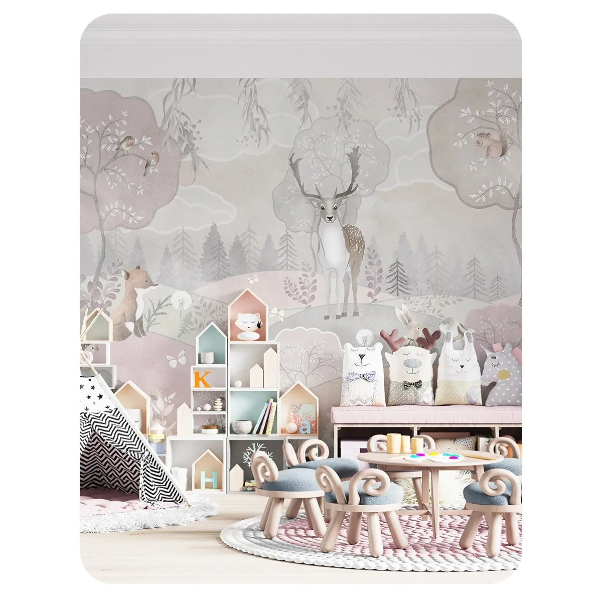 Фотообои рулонные Citydecor Детская 474 на флизелиновой основе 400x260 см