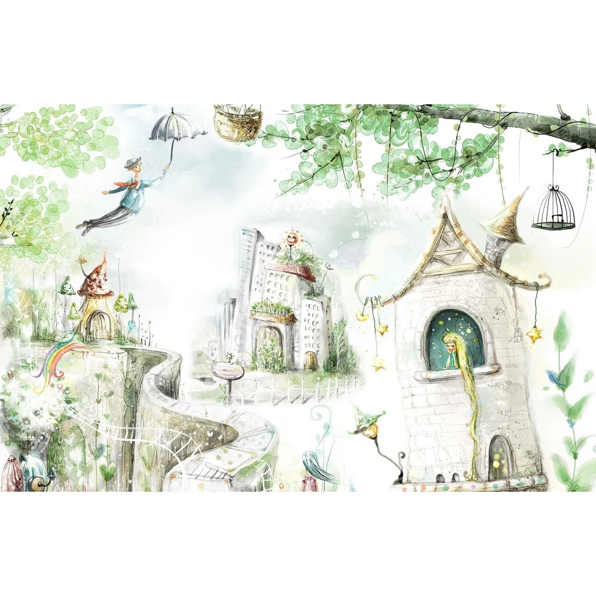 Бесшовное панно Citydecor Детская 74 на флизелиновой основе 400x270 см