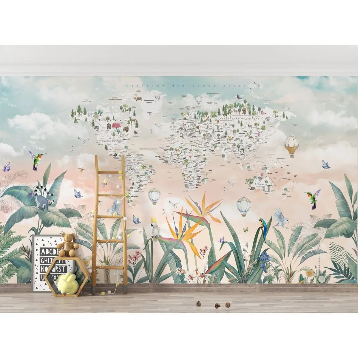 Фотообои рулонные Citydecor Джунгли зовут 21 на флизелиновой основе 400x260 см