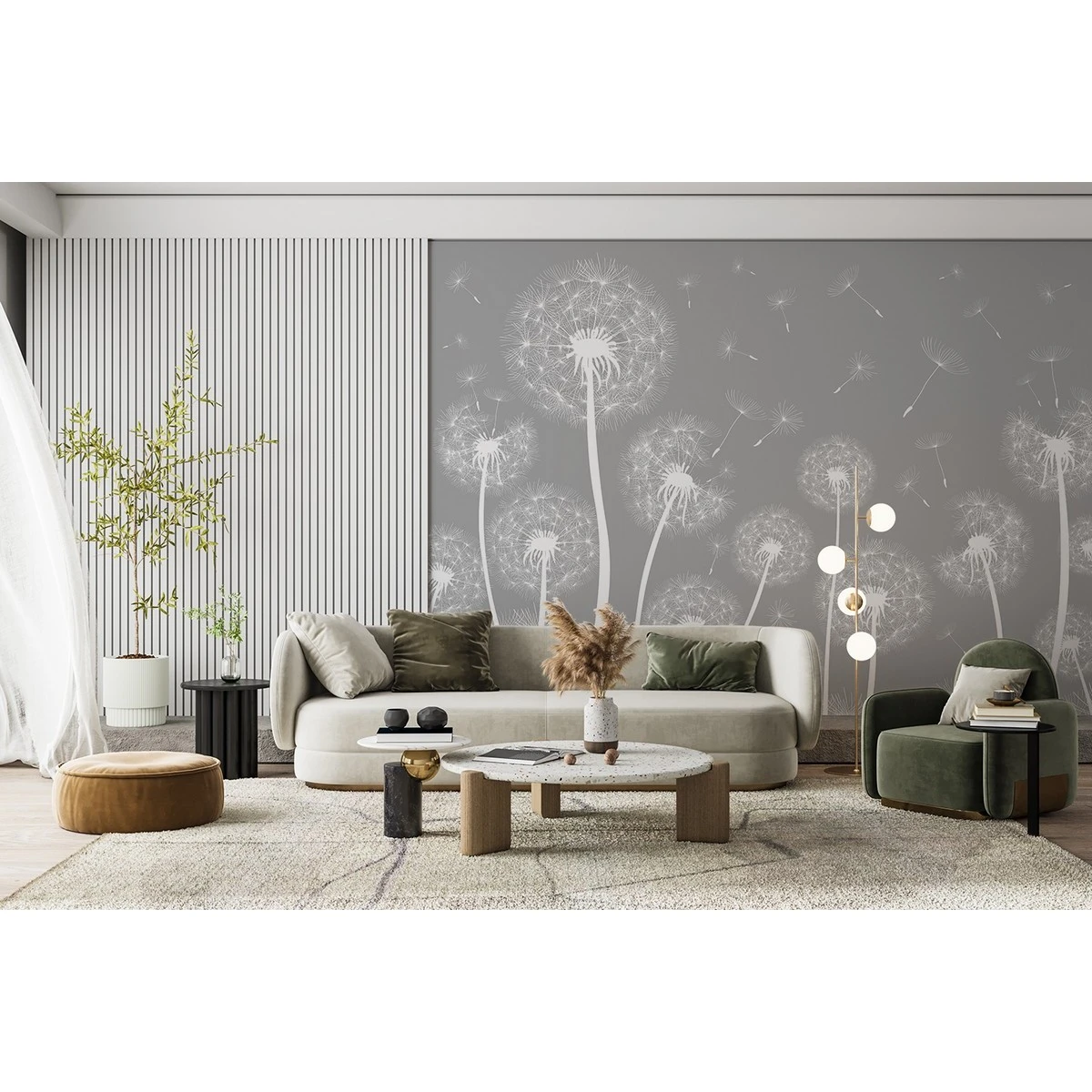 Бесшовное панно Citydecor Цветы и Растения 9 на флизелиновой основе 400x270 см