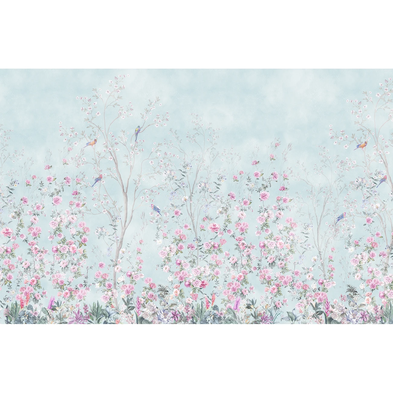 Фотообои рулонные Citydecor Flower town 23 на флизелиновой основе 400x260 см