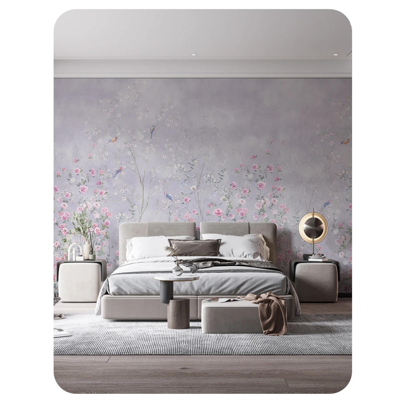 Фотообои рулонные Citydecor Flower town 24 на флизелиновой основе 400x260 см