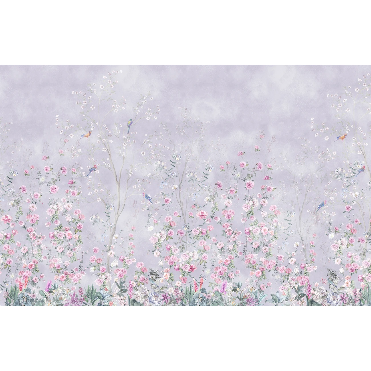 Фотообои рулонные Citydecor Flower town 24 на флизелиновой основе 400x260 см
