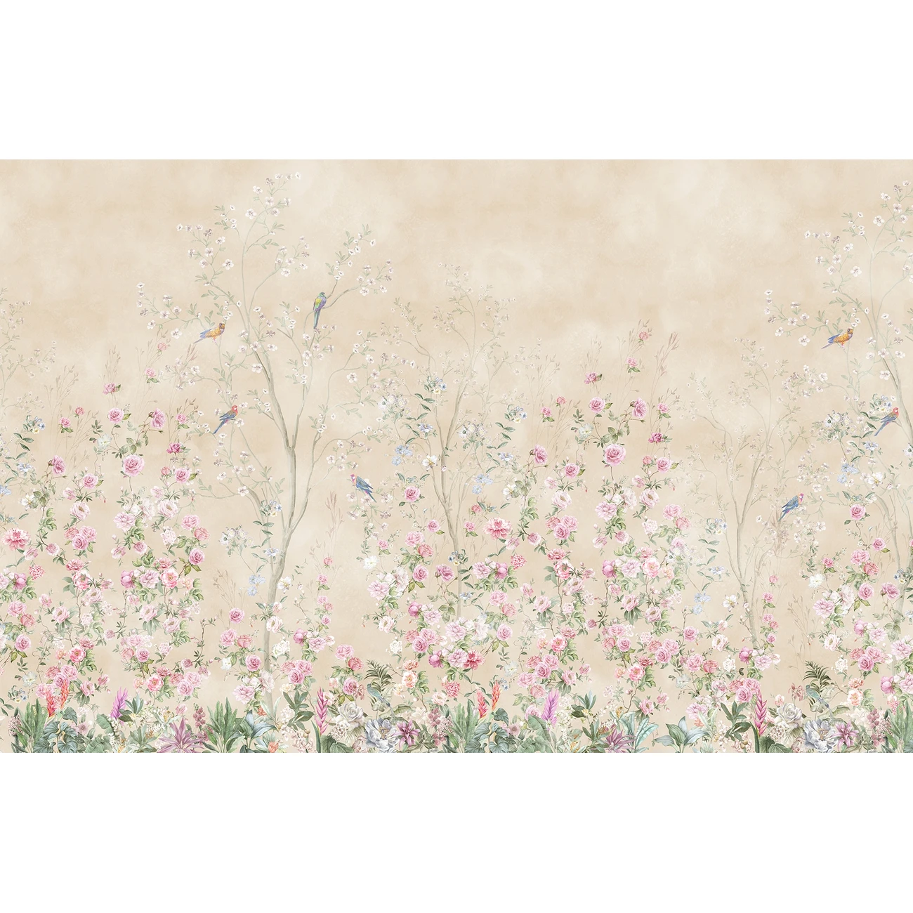 Фотообои рулонные Citydecor Flower town 25 на флизелиновой основе 400x260 см
