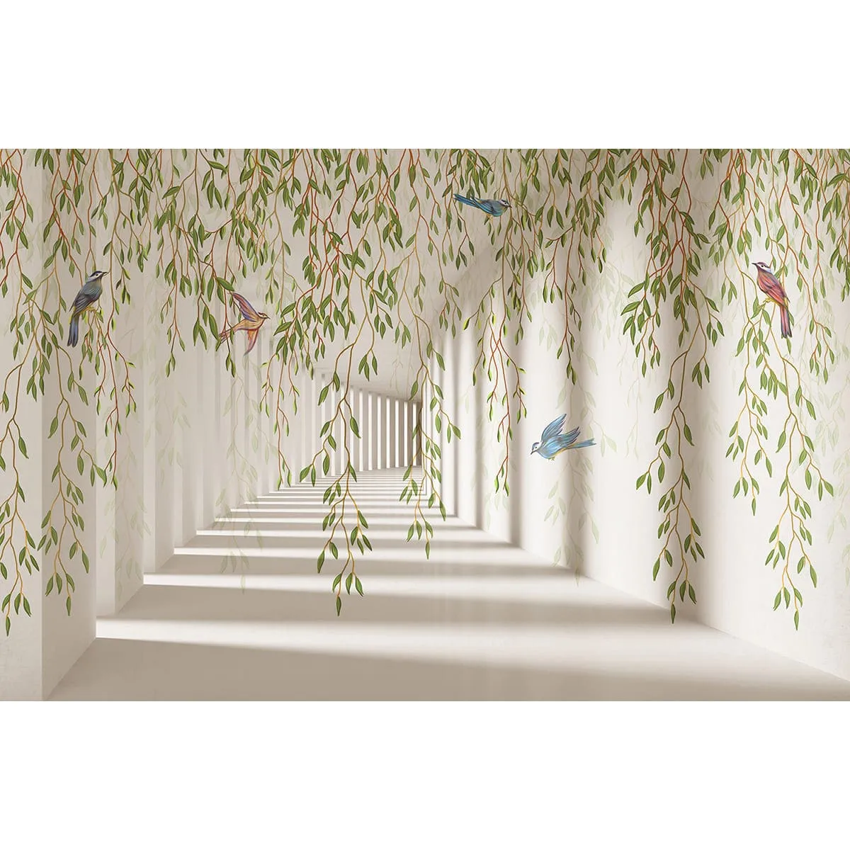 Фотообои рулонные Citydecor Flower Tunnel 3d 4 на флизелиновой основе 400x260 см
