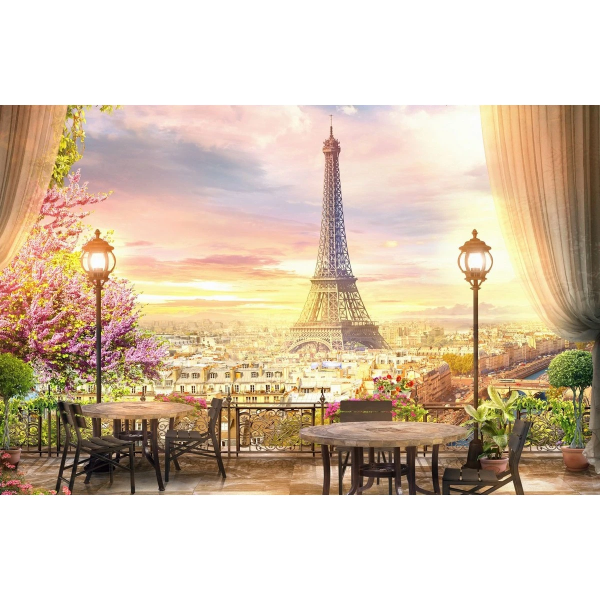 Бесшовное панно Citydecor Фреска 2 на флизелиновой основе 400x270 см