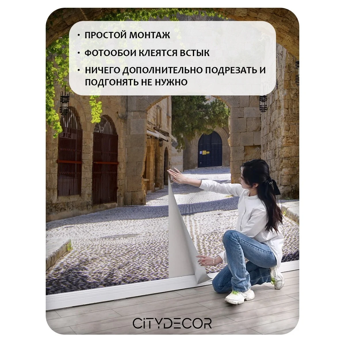 Фотообои рулонные Citydecor Фреска 40 на флизелиновой основе 400x260 см
