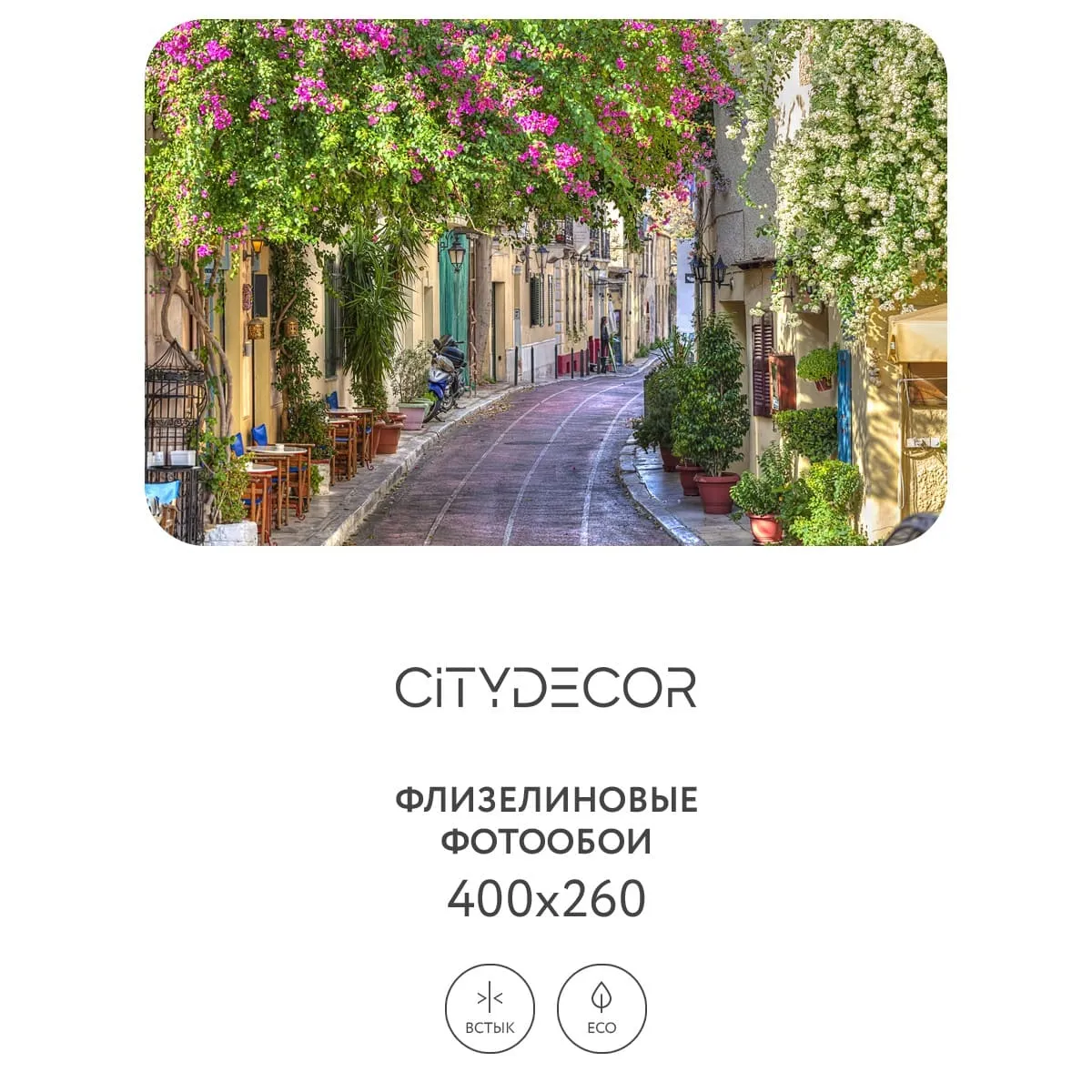 Фотообои рулонные Citydecor Фреска 54 на флизелиновой основе 400x260 см