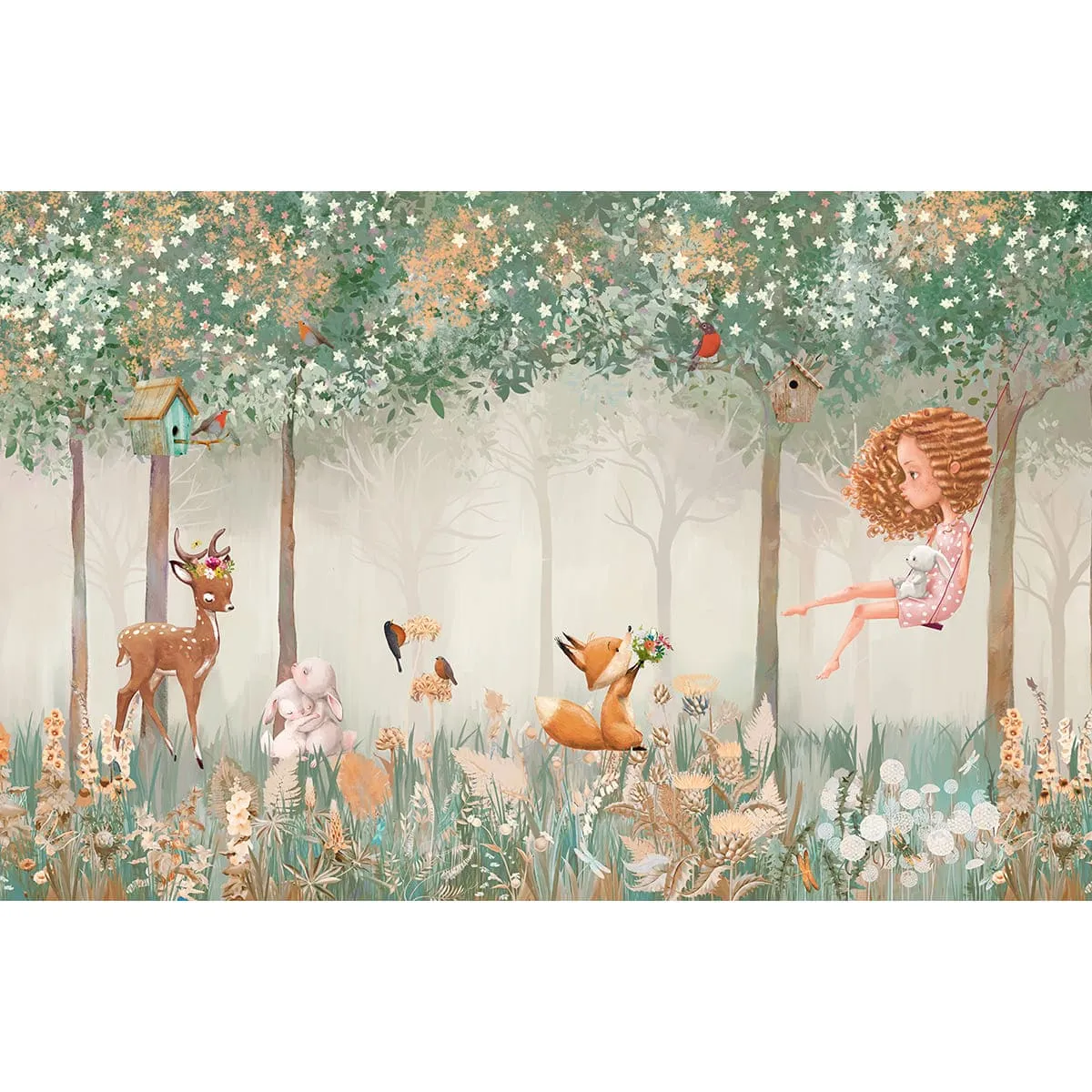 Дизайнерские фотообои рулонные Citydecor Magic Forest 10 на флизелиновой основе 400x260 см