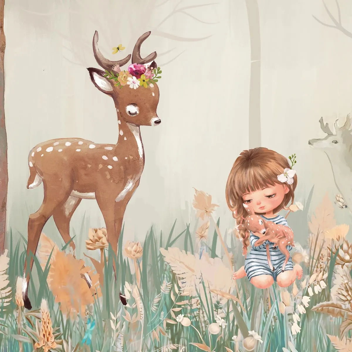 Дизайнерские фотообои рулонные Citydecor Magic Forest 7 на флизелиновой основе 400x260 см