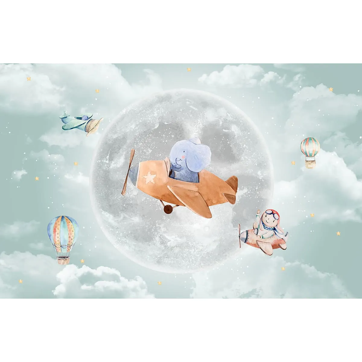 Дизайнерские фотообои рулонные Citydecor Мечтатели 1 на флизелиновой основе 400x260 см