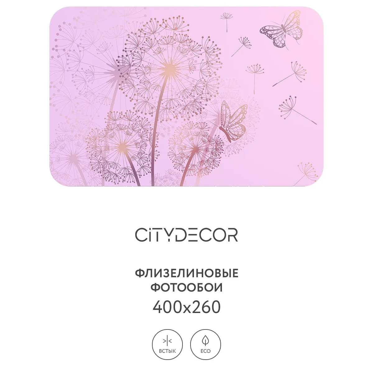 Фотообои рулонные Citydecor Невесомость 11 на флизелиновой основе 400x260 см