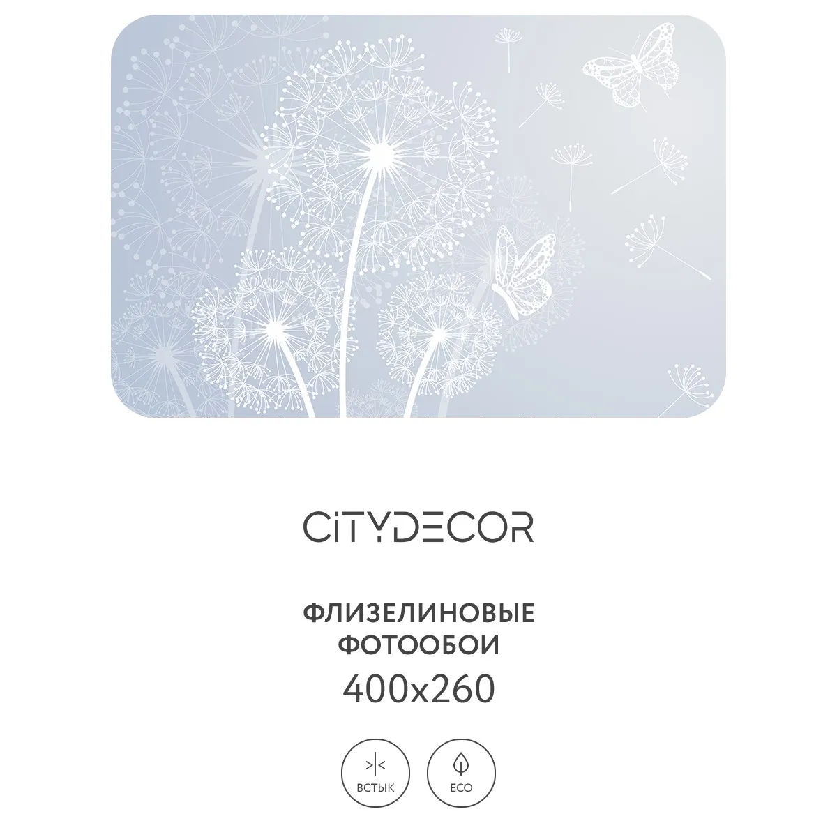 Фотообои рулонные Citydecor Невесомость 3 на флизелиновой основе 400x260 см