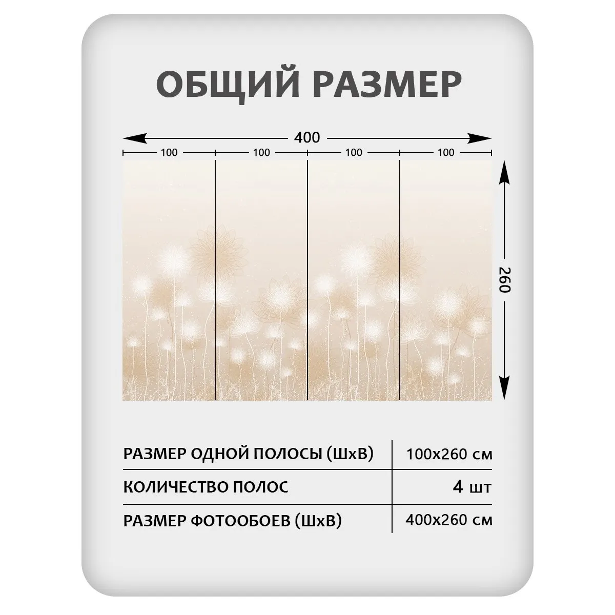 Фотообои рулонные Citydecor Невесомость 43 на флизелиновой основе 400x260 см