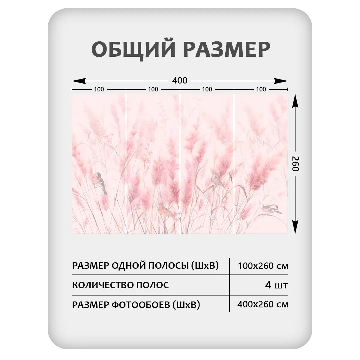 Фотообои рулонные Citydecor Невесомость 44 на флизелиновой основе 400x260 см