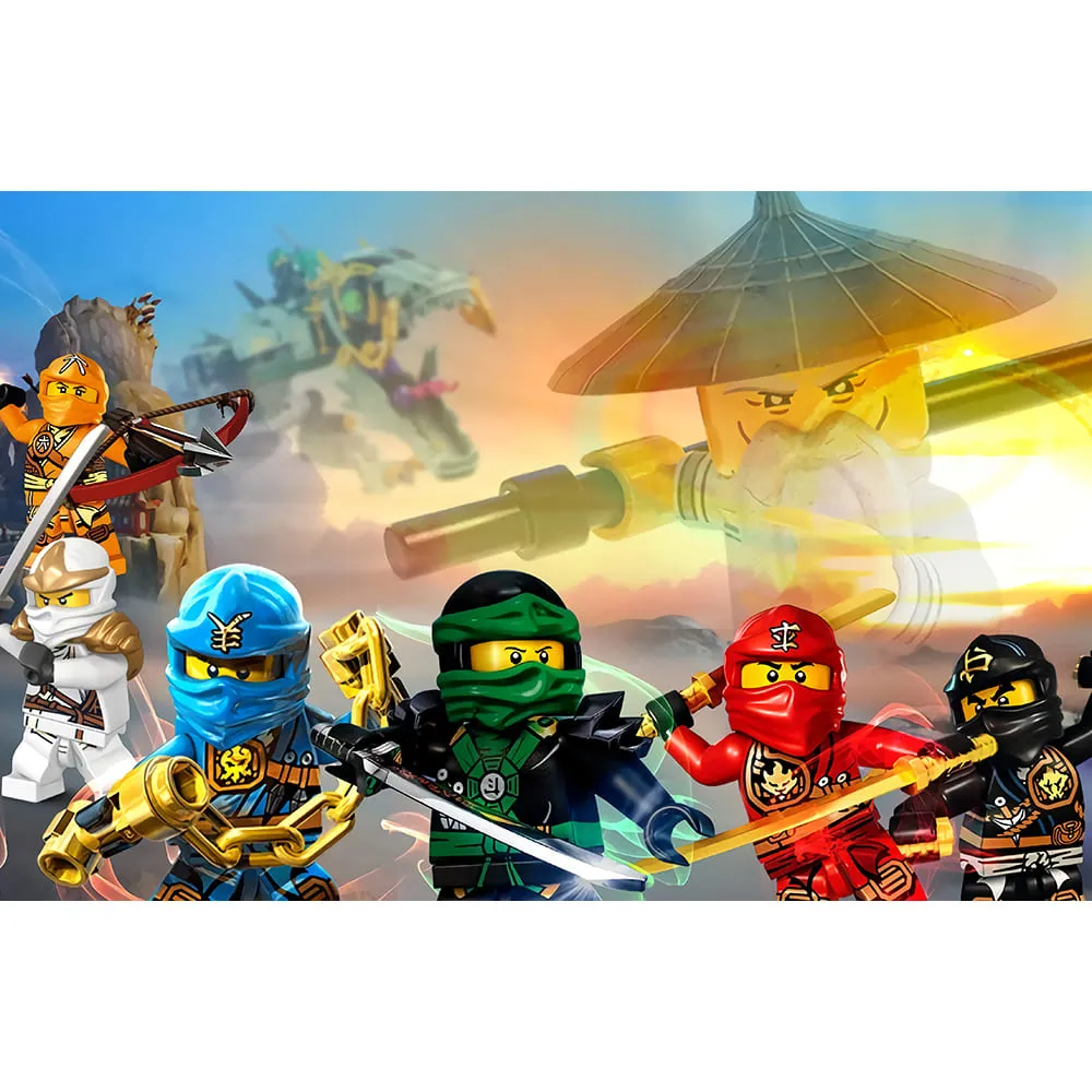 Фотообои рулонные Citydecor Ниндзяго: Навстречу приключениям 10 на флизелиновой основе 400x260 см