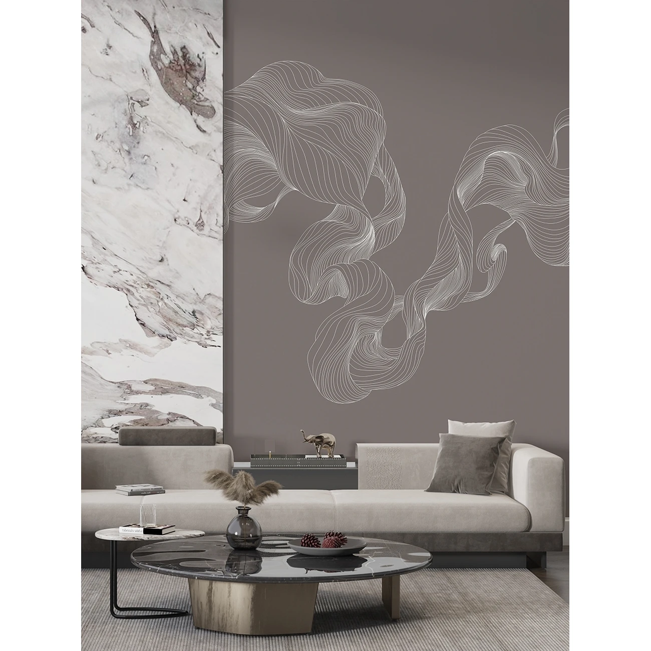 Фотообои рулонные Citydecor Perfect Lines 48 на флизелиновой основе 400x260 см