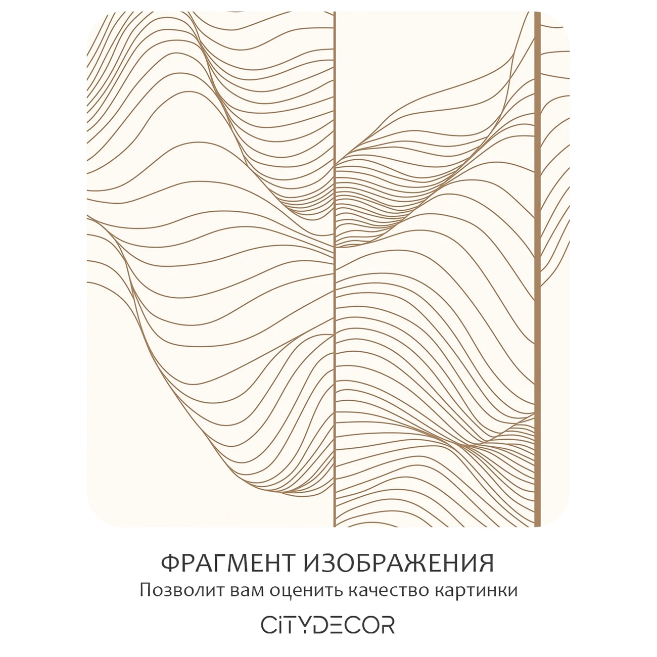 Фотообои рулонные Citydecor Perfect Lines 55 на флизелиновой основе 400x260 см