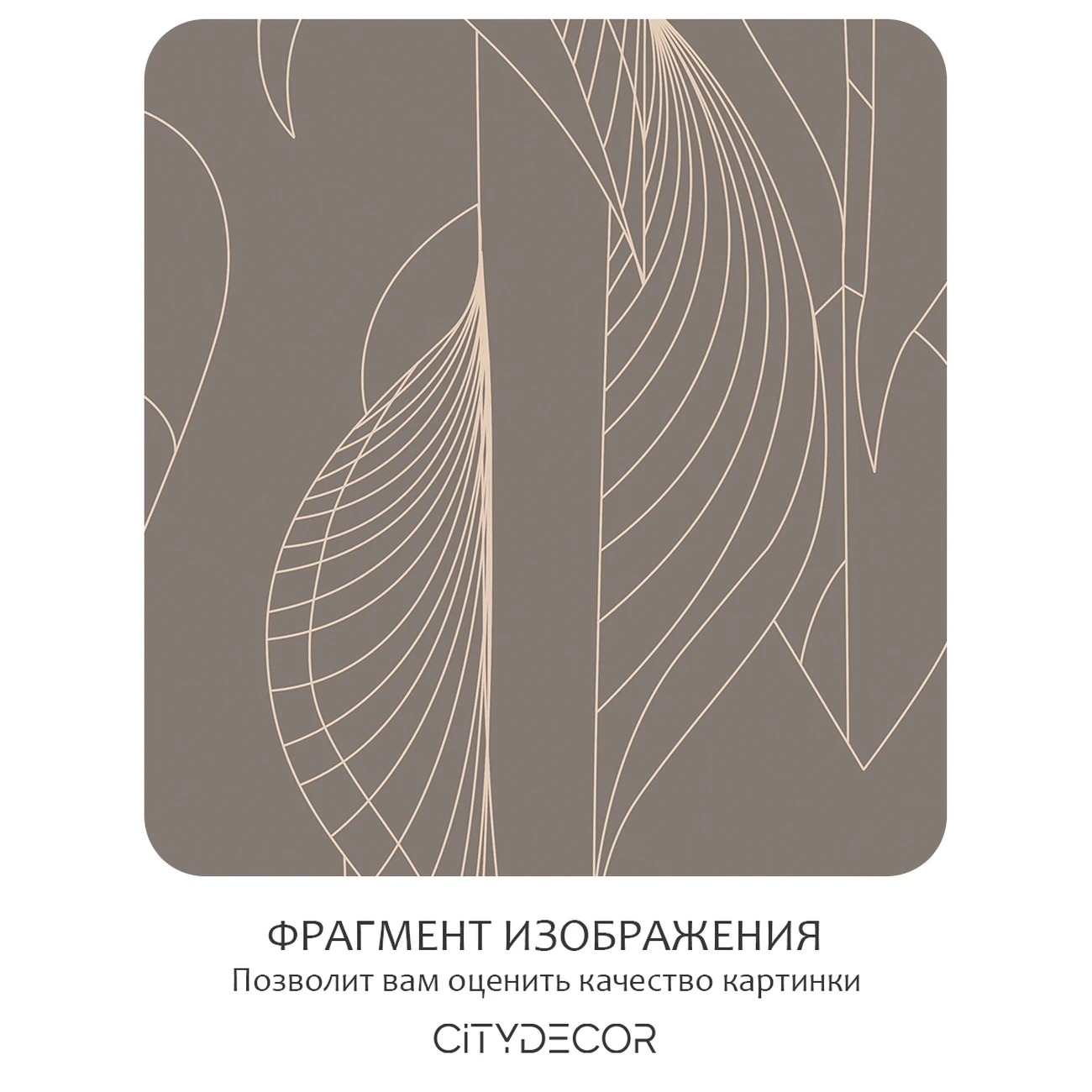 Фотообои рулонные Citydecor Perfect Lines 66 на флизелиновой основе 400x260 см
